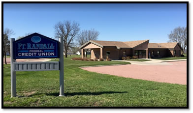 Exterior View of the Pickstown Credit Union Location